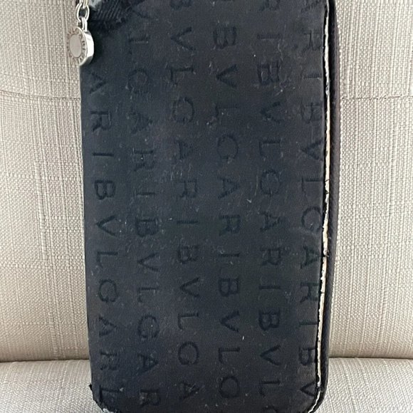 Bvlgari Women Clutch Wallet Wristlet Cardholder Purse Made Italy Read Desc - Picture 4 of 12